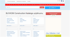 Desktop Screenshot of buvkom.lv