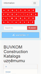 Mobile Screenshot of buvkom.lv